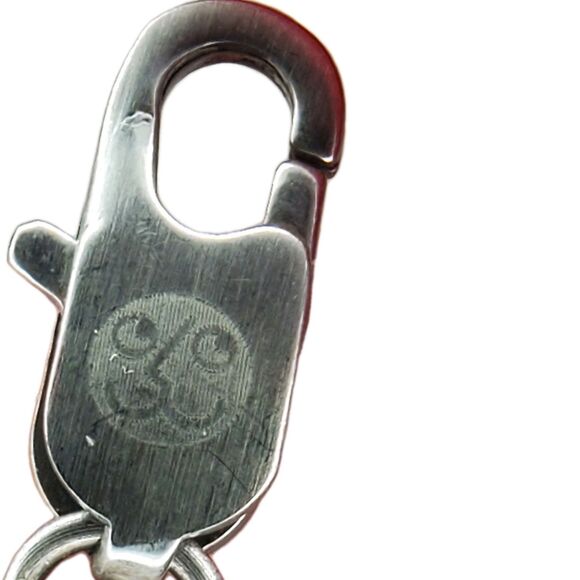 Stainless Steel Blue & Silver Link Bracelet 8" Unisex Lobster Clasp Gift - Picture 10 of 11